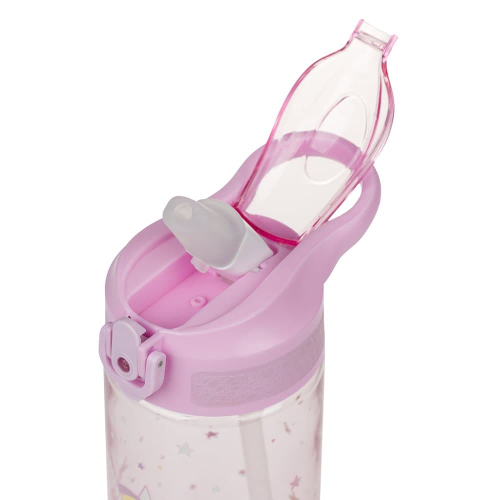 BAAGL Tritanová láhev na pití s brčkem Rainbow Unicorn 500 ml - náhled 4