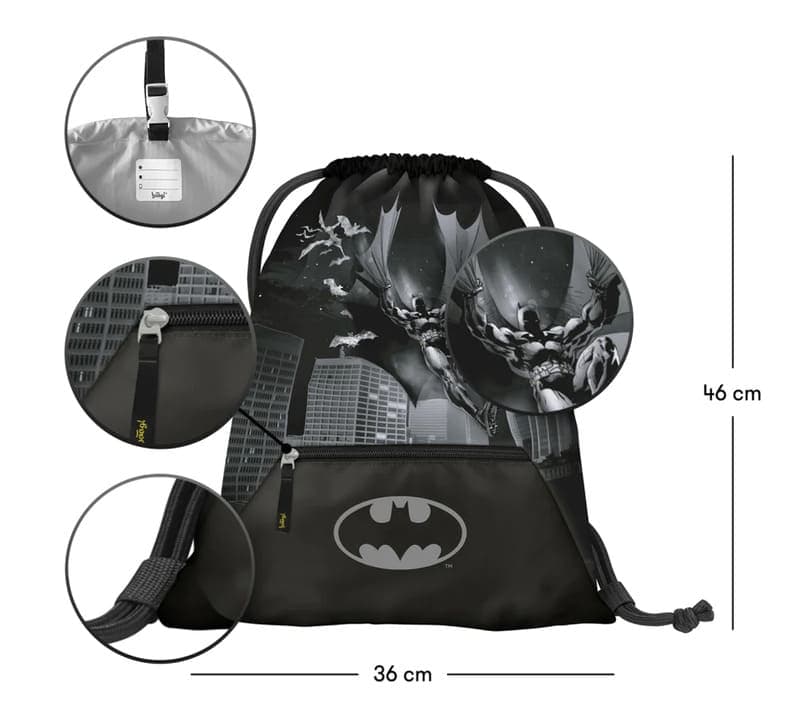 BAAGL Školní sáček Batman Dark City - náhled 3
