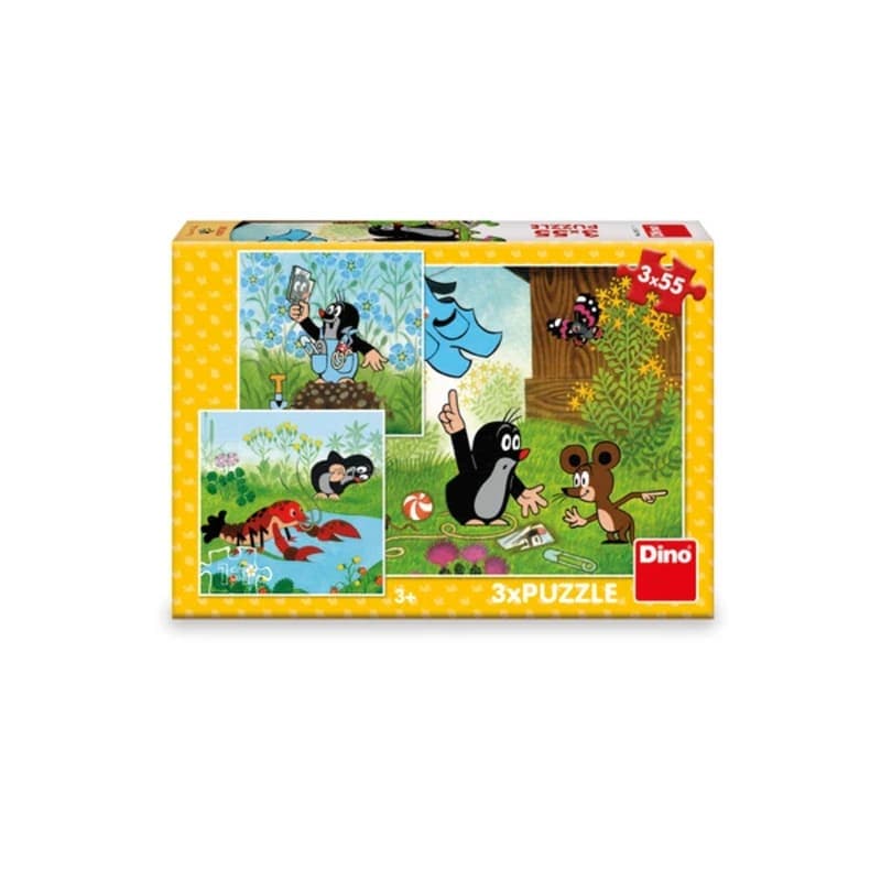 Puzzle Krteček a kalhotky 3x55 dílů - náhled 2