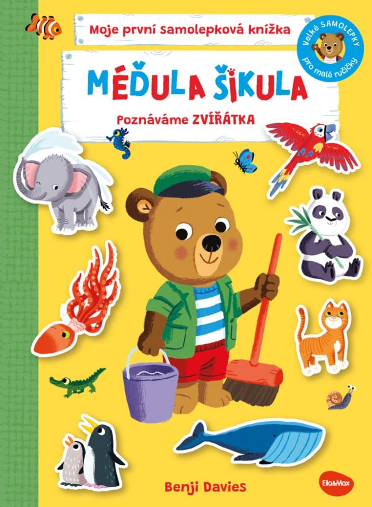 MÉĎULA ŠIKULA:  POZNÁVÁME ZVÍŘÁTKA – Samolepková knížka - náhled 5