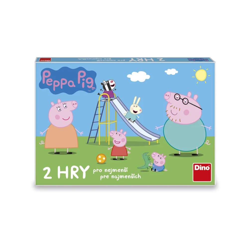 Prasátko Peppa pojď si hrát a Žebříky a skluzavky - 2 společenské hry - náhled 3