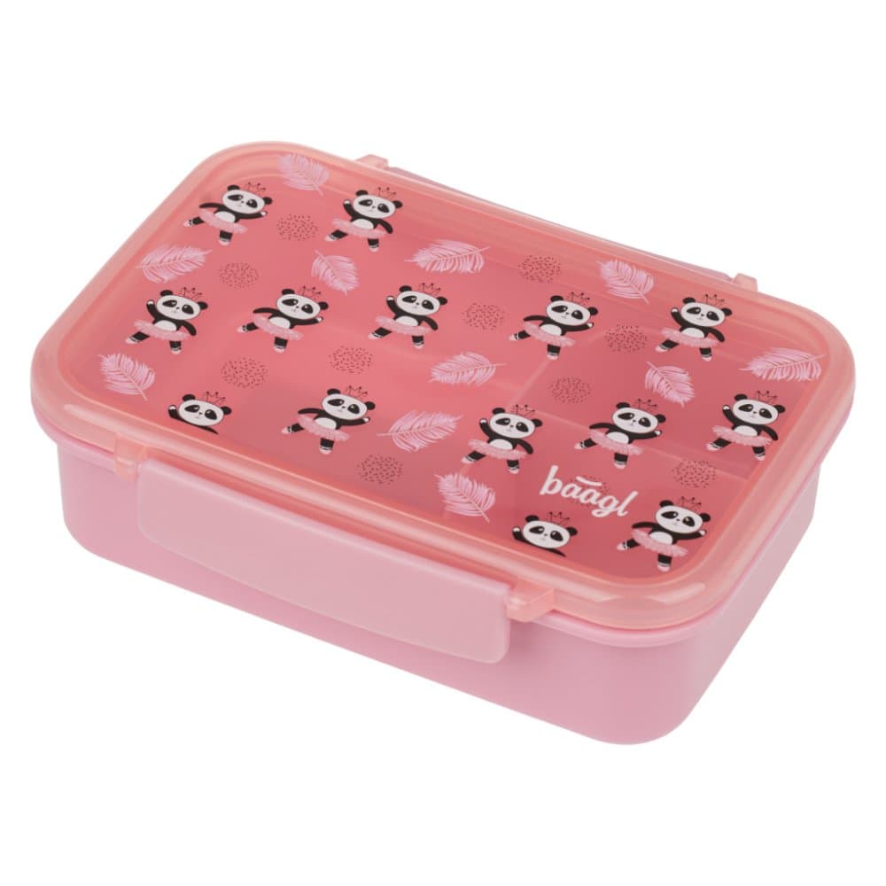 BAAGL Box na svačinu s přihrádkami Panda - náhled 1