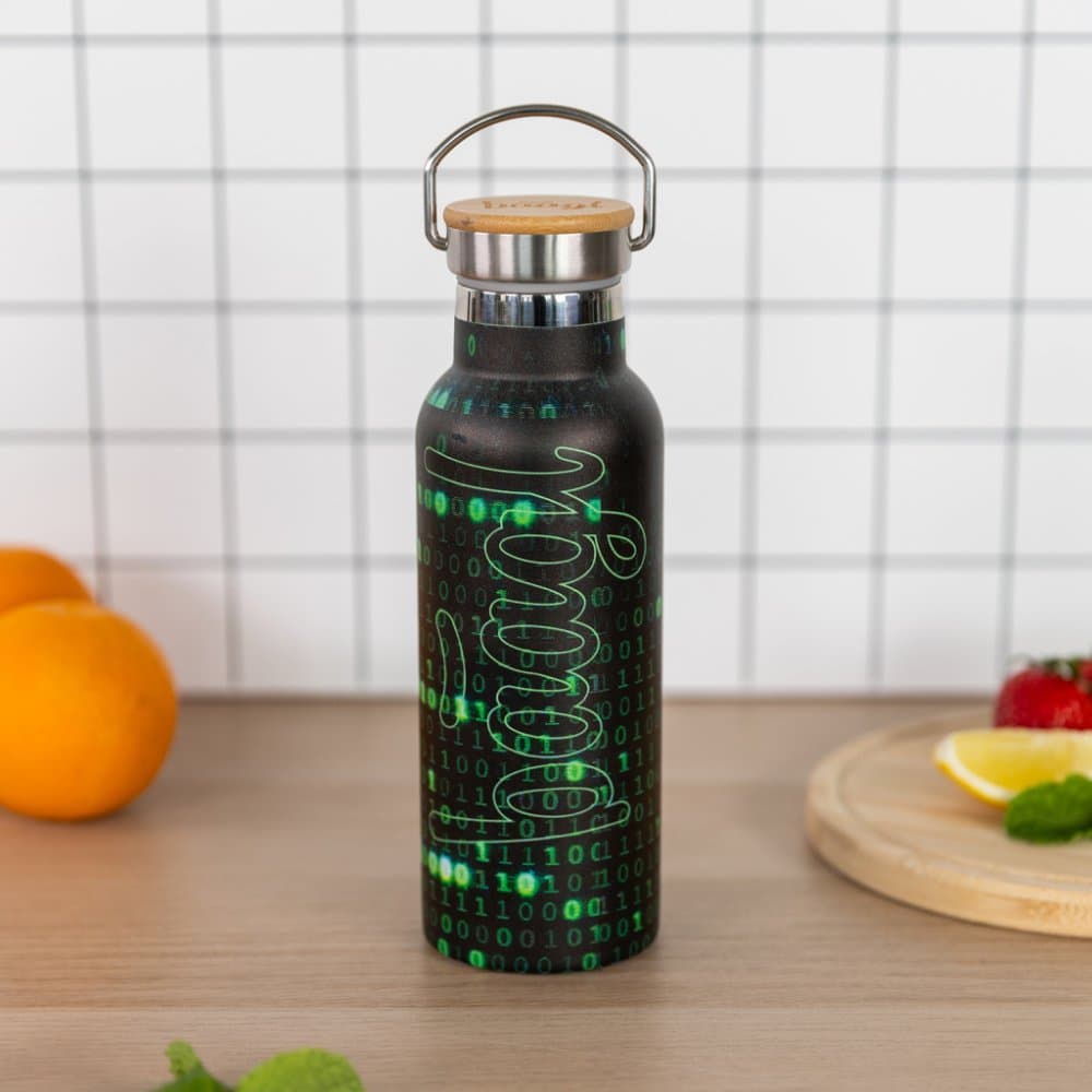 BAAGL Termoláhev s bambusovým víčkem Numbers, 500 ml - náhled 5