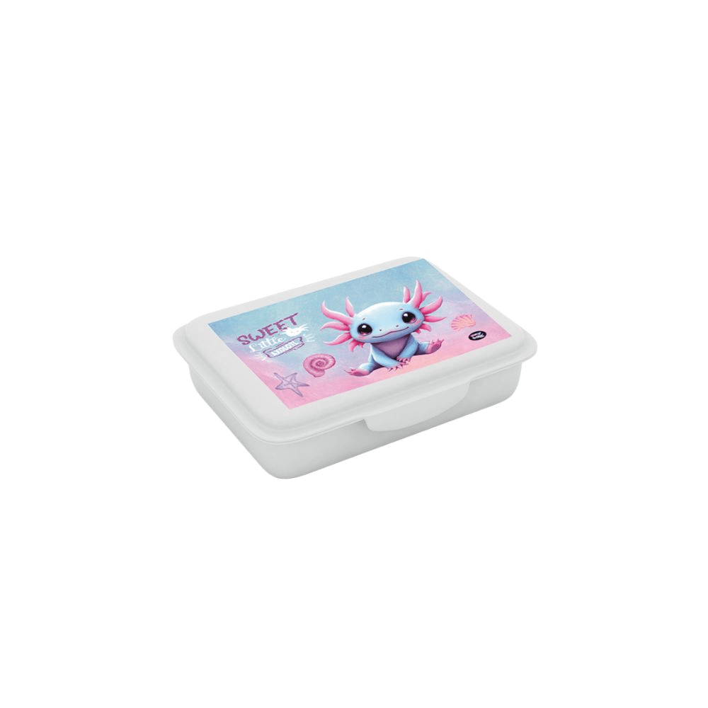 Box na svačinu s přihrádkou Axolotl