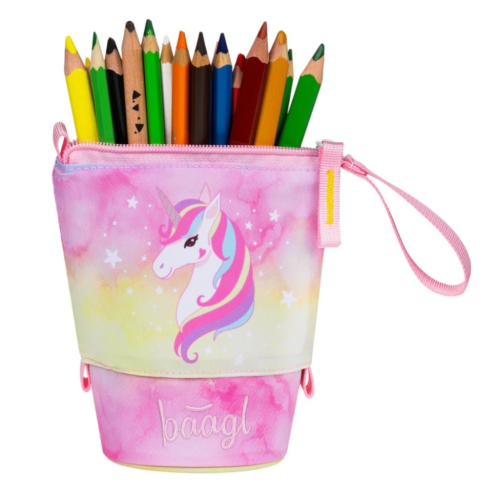 BAAGL Školní penál Pastelkovník Rainbow Unicorn GRS - náhled 5