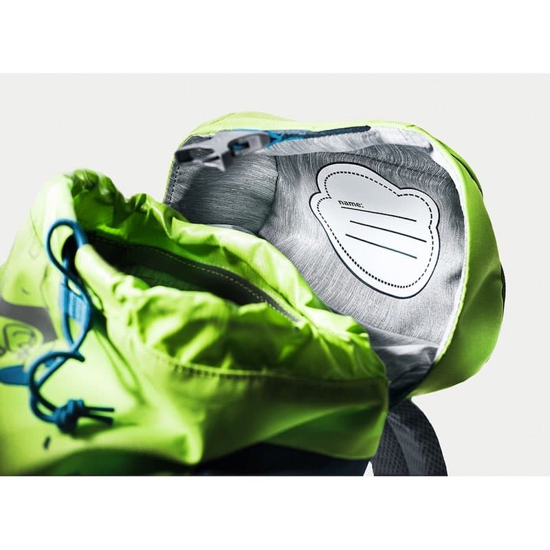 Dětský batoh Deuter Schmusebär tmavě zelený motýl - náhled 4