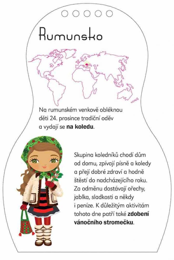 Oblékáme panenky Vánoce - omalovánky - náhled 5