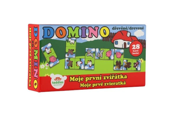 Domino dřevěné Moje první zvířátka 28 ks - náhled 2