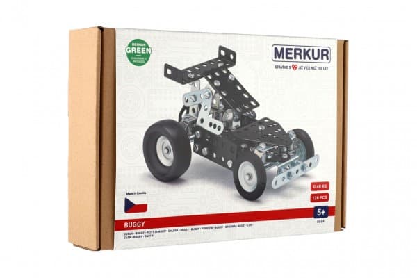 Stavebnice Merkur 055 Buggy, 10 modelů, 126 ks