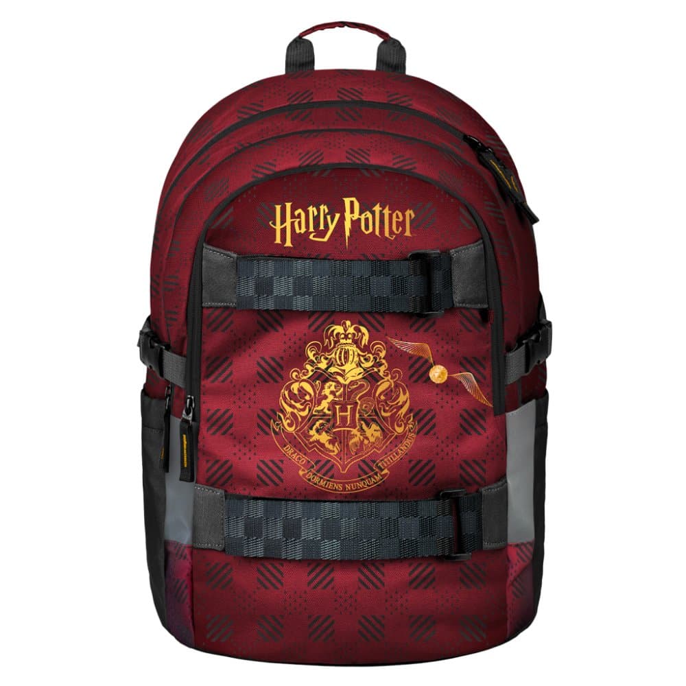 BAAGL Školní batoh Skate Harry Potter Bradavice vínový - náhled 1