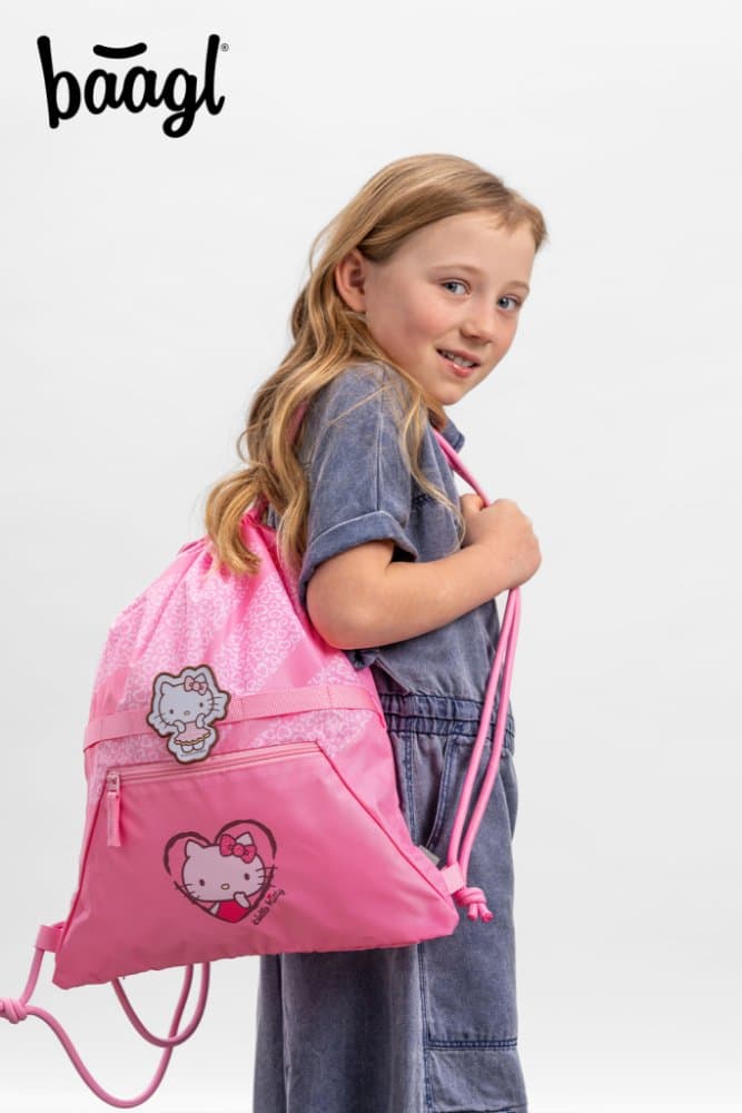 BAAGL Sáček s kapsou Hello Kitty Sweet Leopard GRS - náhled 5