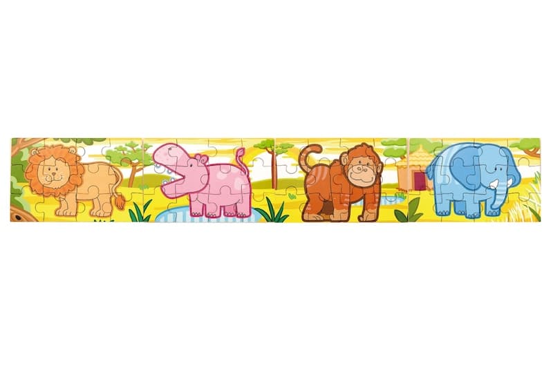 Dřevěné puzzle - džungle Viga