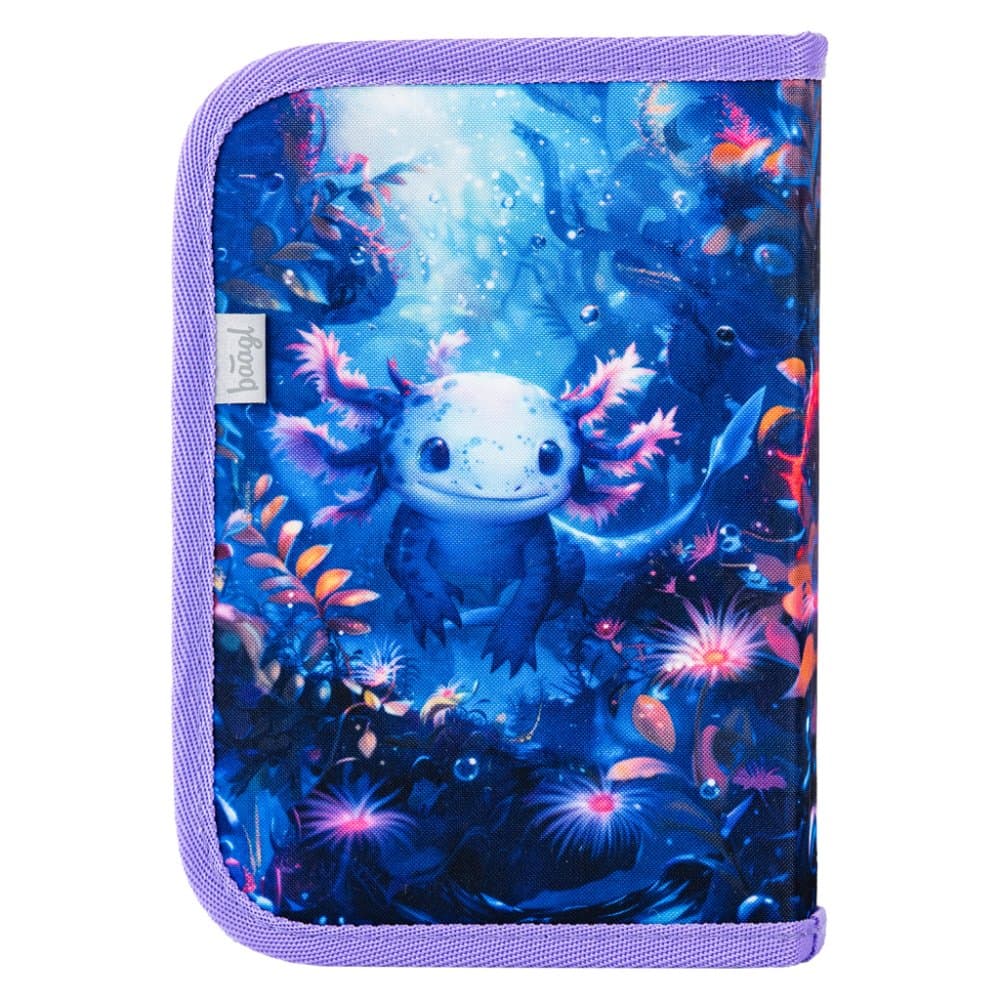 BAAGL Školní penál jednopatrový Axolotl - náhled 2