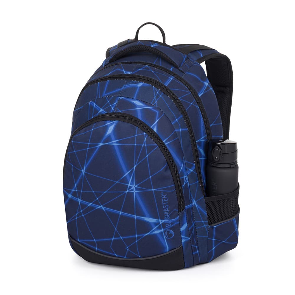 Studentský batoh Bagmaster DIGITAL 24 A  – modrý - náhled 5