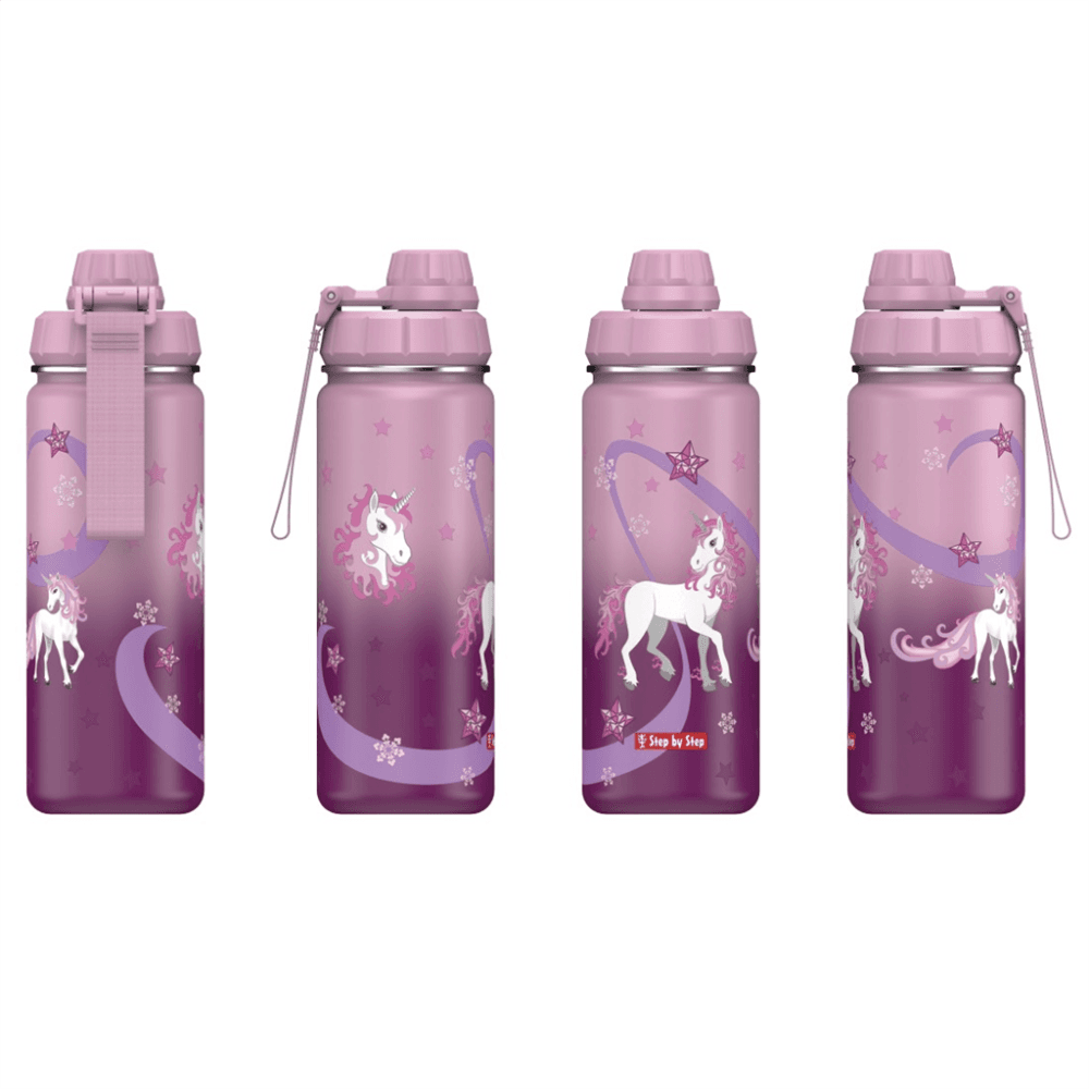 Izolovaná láhev na pití z nerezové oceli Step by Step 0,5 l, Sweet Unicorn - náhled 3