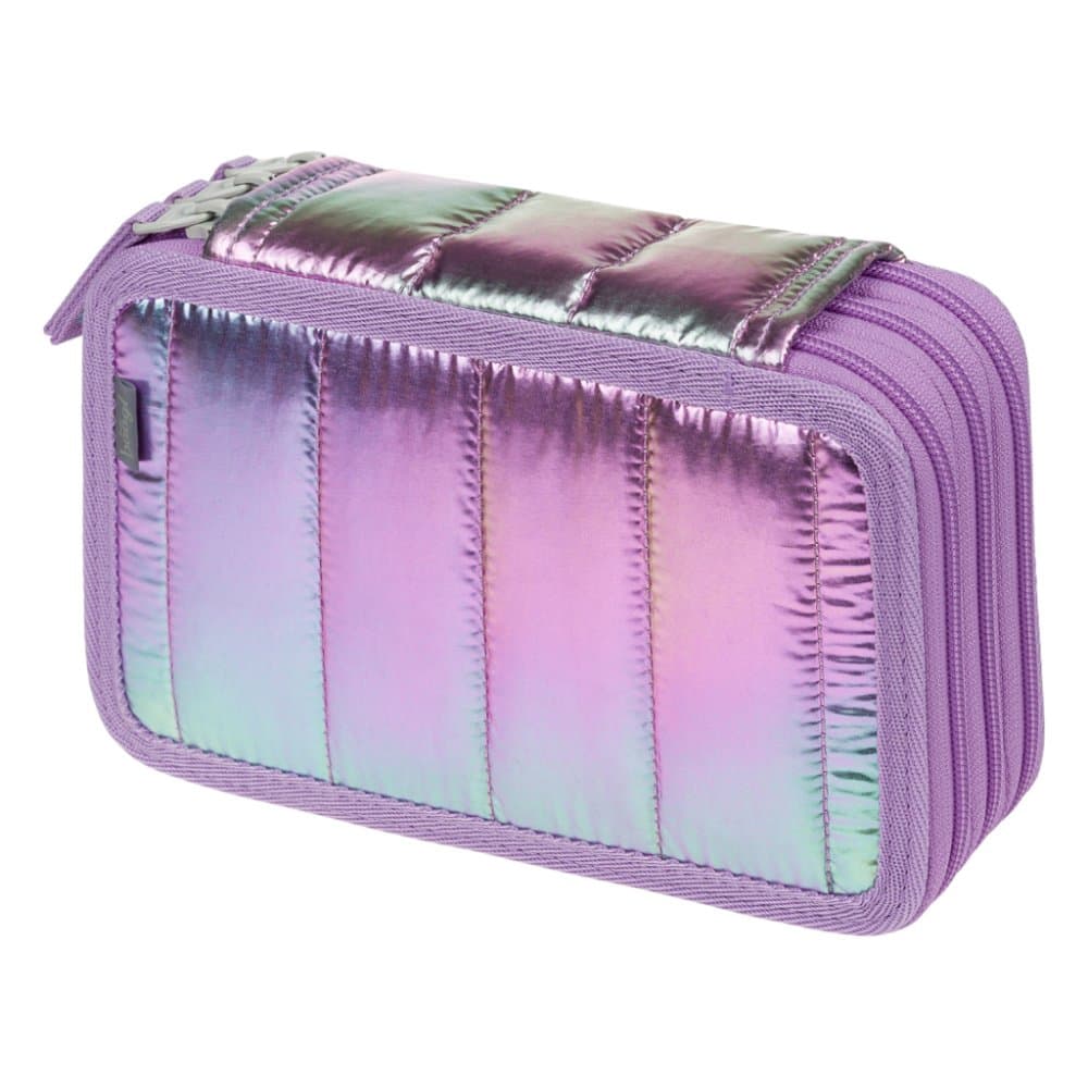 Baagl Školní penál třípatrový Lavender - náhled 2