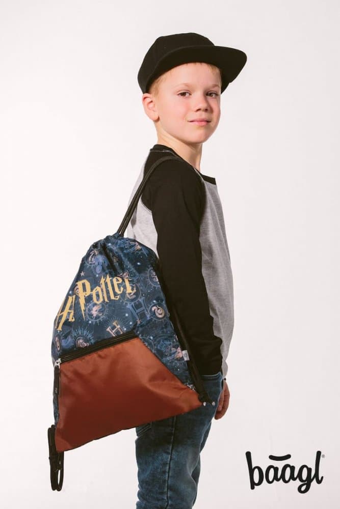 Sáček na obuv s kapsou Baagl Harry Potter Bradavice - náhled 4