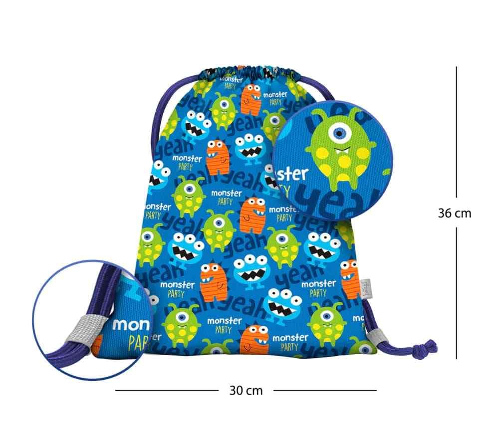 BAAGL Předškolní sáček Monsters - náhled 3