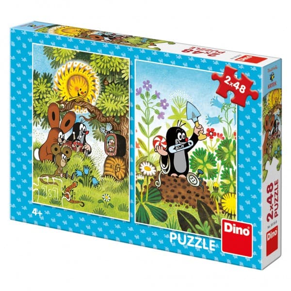 Puzzle Krtek 2x48 dílků - náhled 2