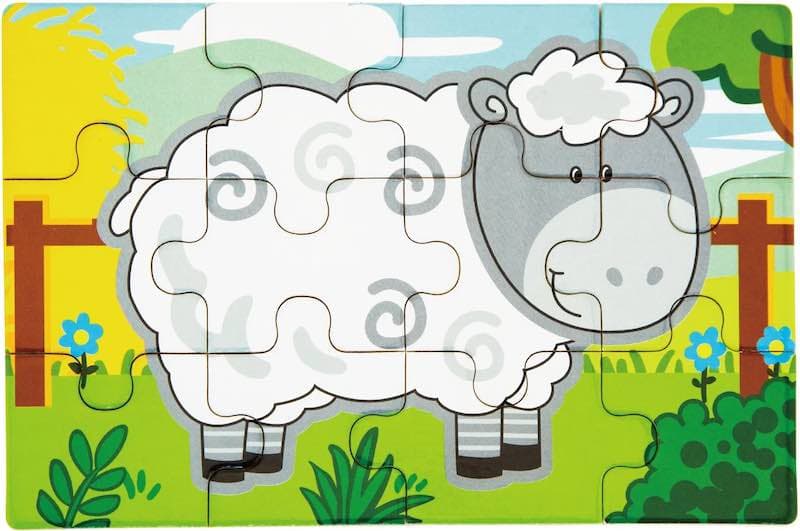 Dřevěné puzzle - farma Viga - náhled 5