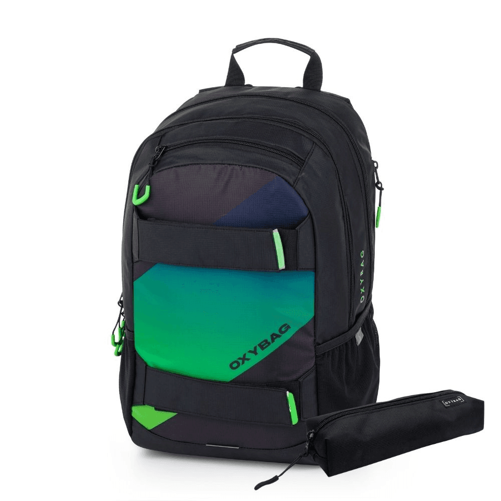 Studentský batoh + etue OXY Sport Ombre boy - náhled 1