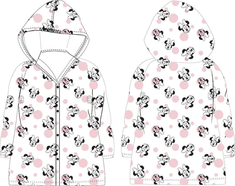 Dětská pláštěnka Minnie Mouse, 8 - 9 let, 128/134 cm