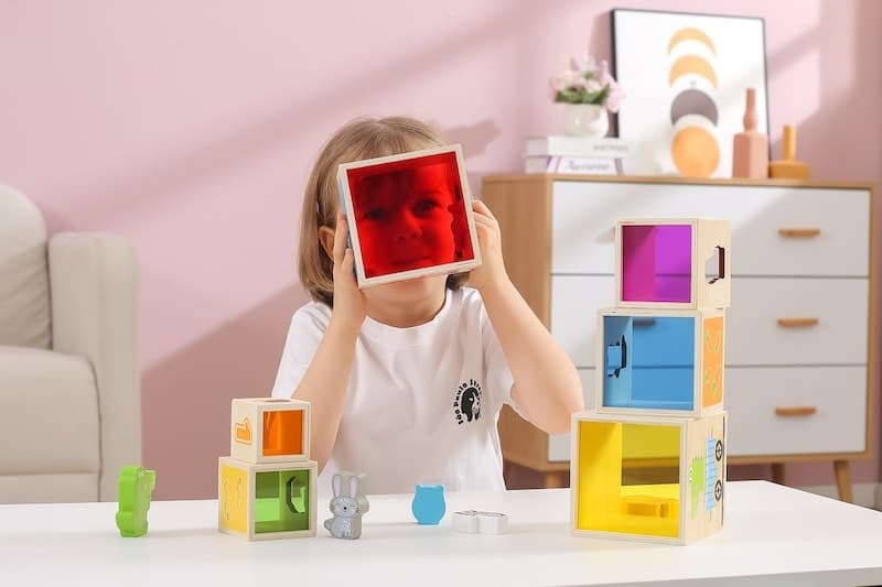 Dřevěné vkládací kostky Viga - náhled 4