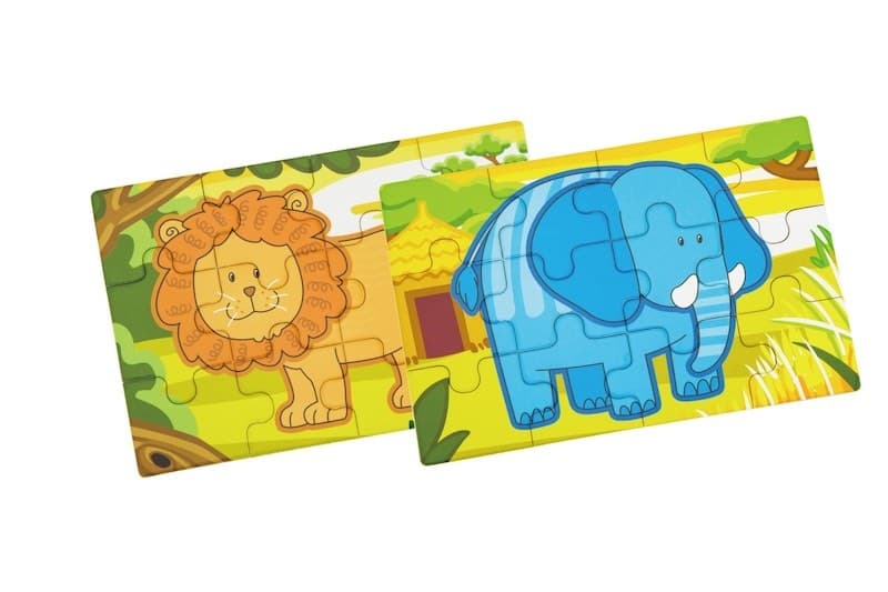 Dřevěné puzzle - džungle Viga - náhled 5