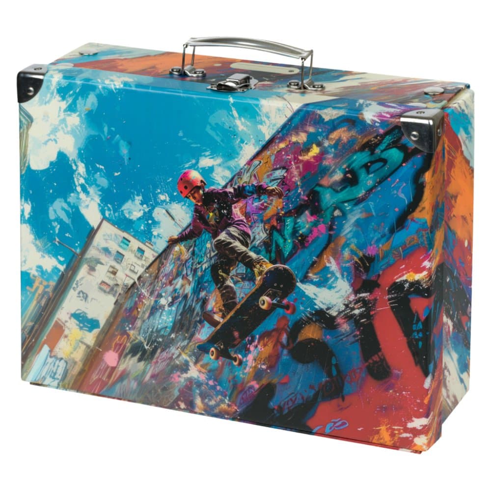 BAAGL Skládací školní kufřík Skatepark s kováním - náhled 1