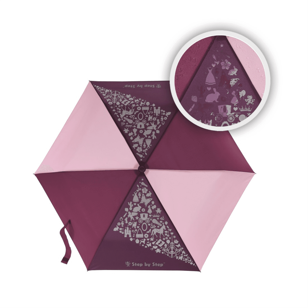 Dětský skládací deštník s magickým efektem, Berry - náhled 2