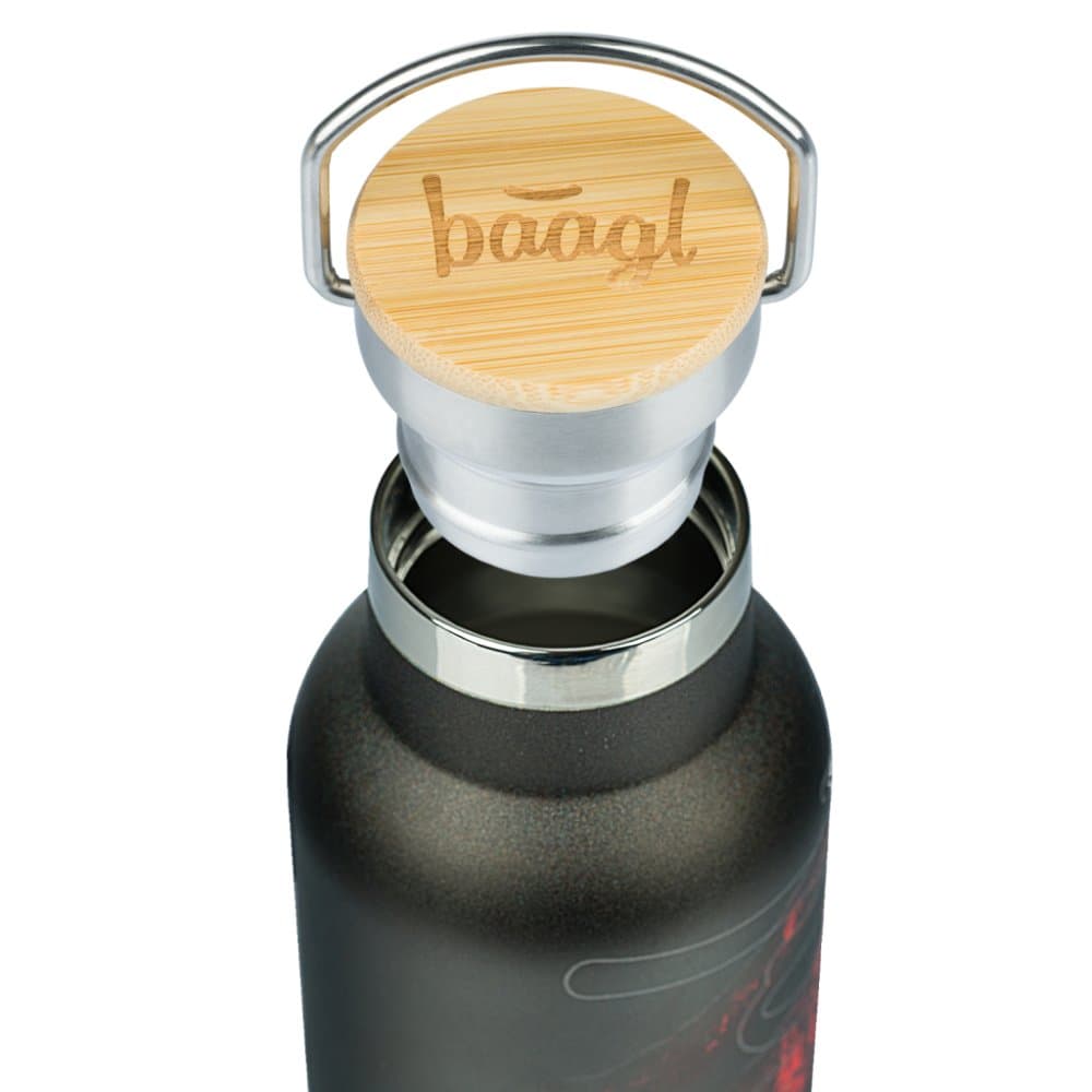 BAAGL Termoláhev s bambusovým víčkem Láva, 500 ml - náhled 3