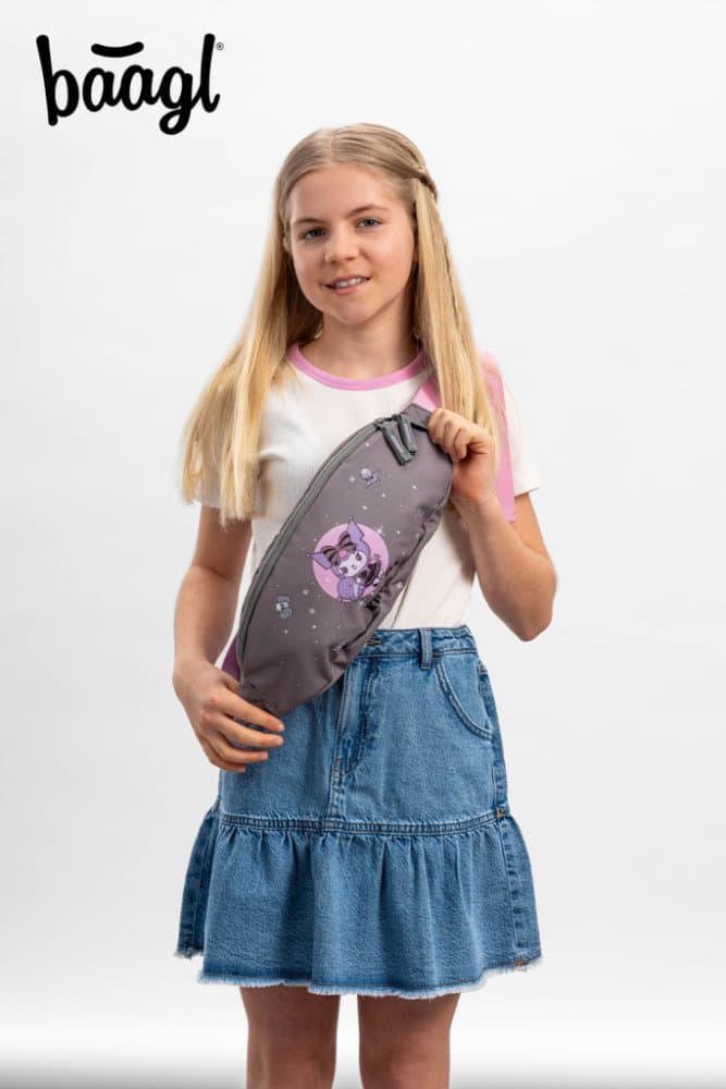 BAAGL Ledvinka Snap Kuromi Grey GRS - náhled 4