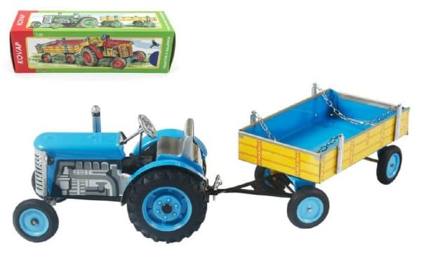 Traktor Zetor na klíček s valníkem - náhled 2