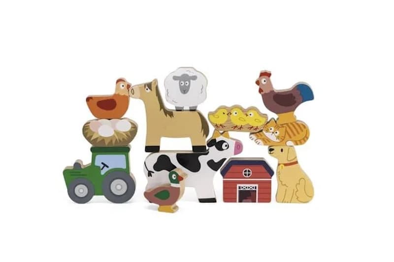 Dřevěná balanční sada farma Viga - náhled 4