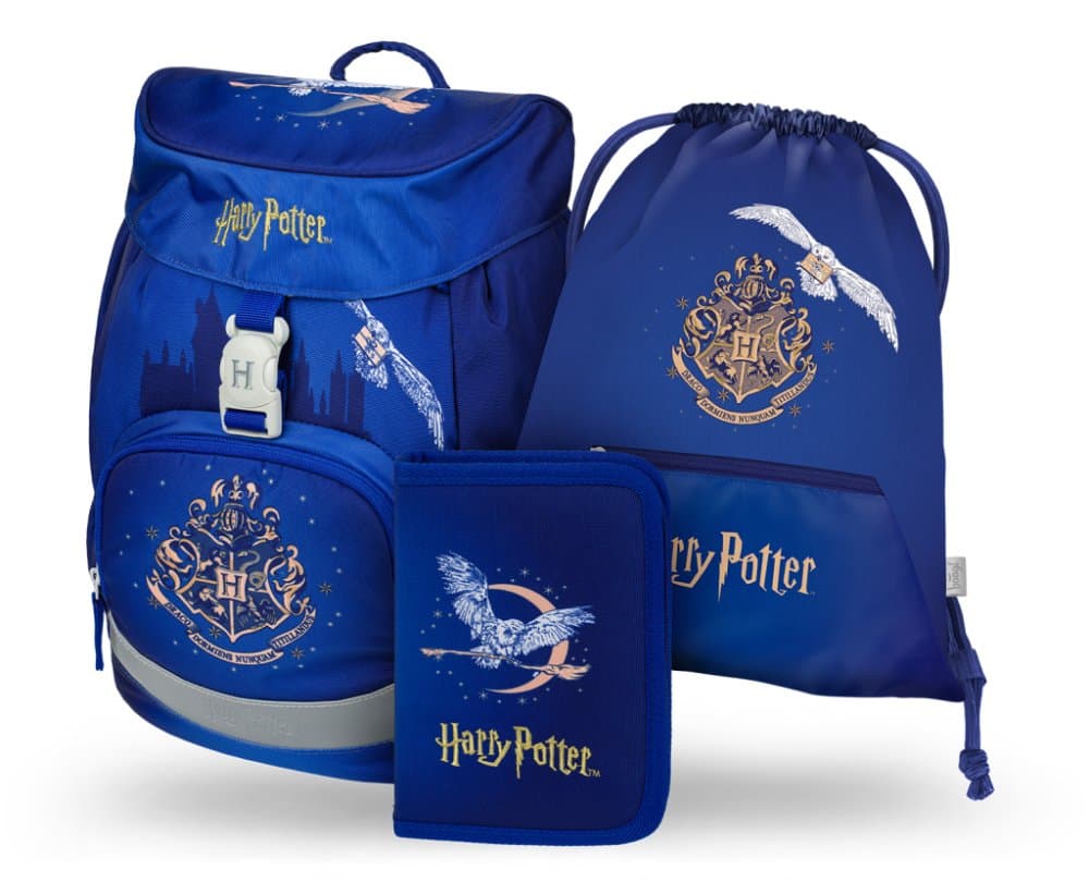Baagl Školní set Airy Harry Potter Bradavice Hedvika – batoh, penál, sáček - náhled 1