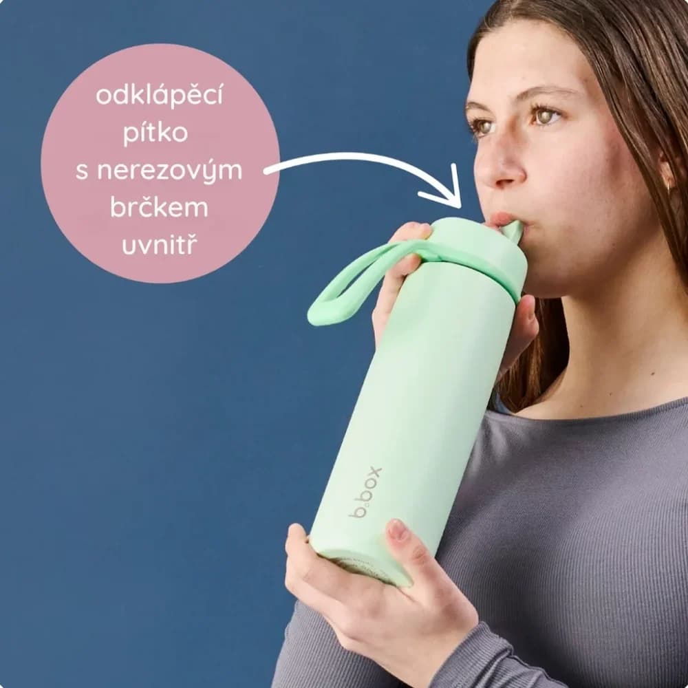 B.Box termoláhev na pití 690 ml Spearmint - náhled 5