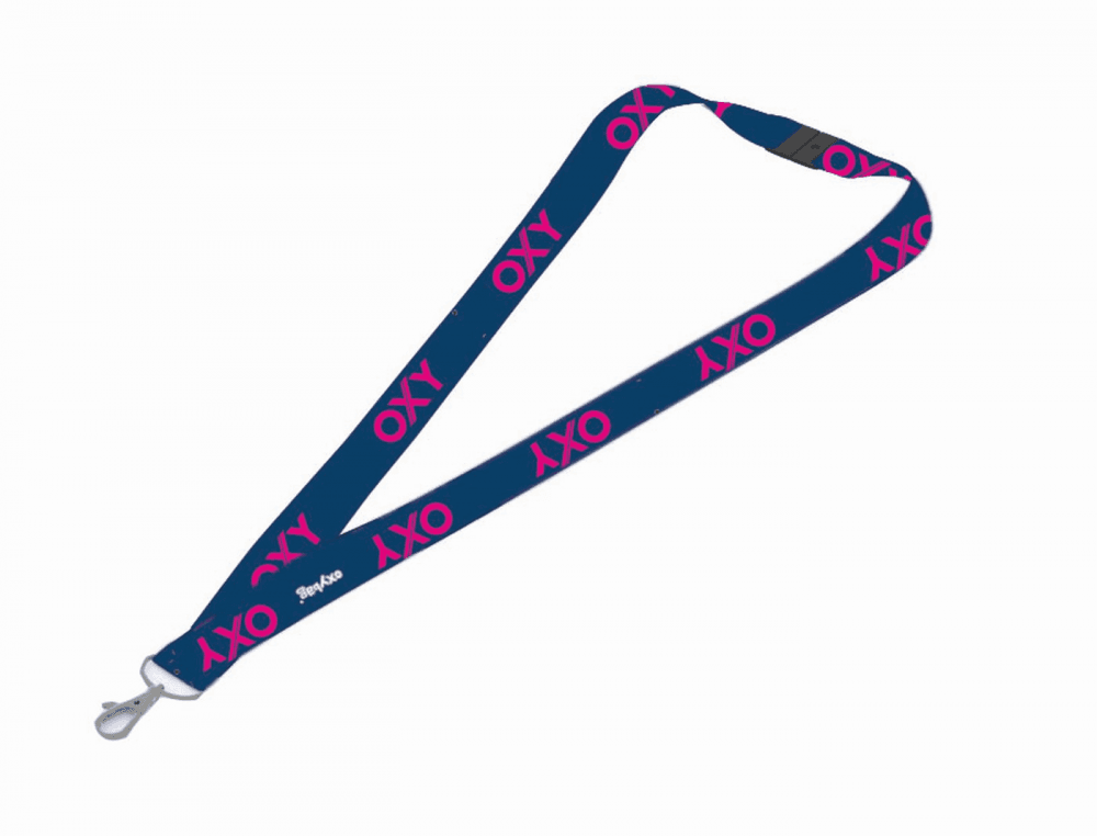 Karton P+P Klíčenka s karabinkou OXY BLUE LINE Pink