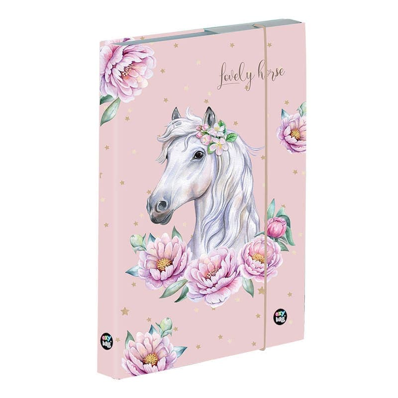 Oxybag Box na sešity A5 Jumbo kůň romantic