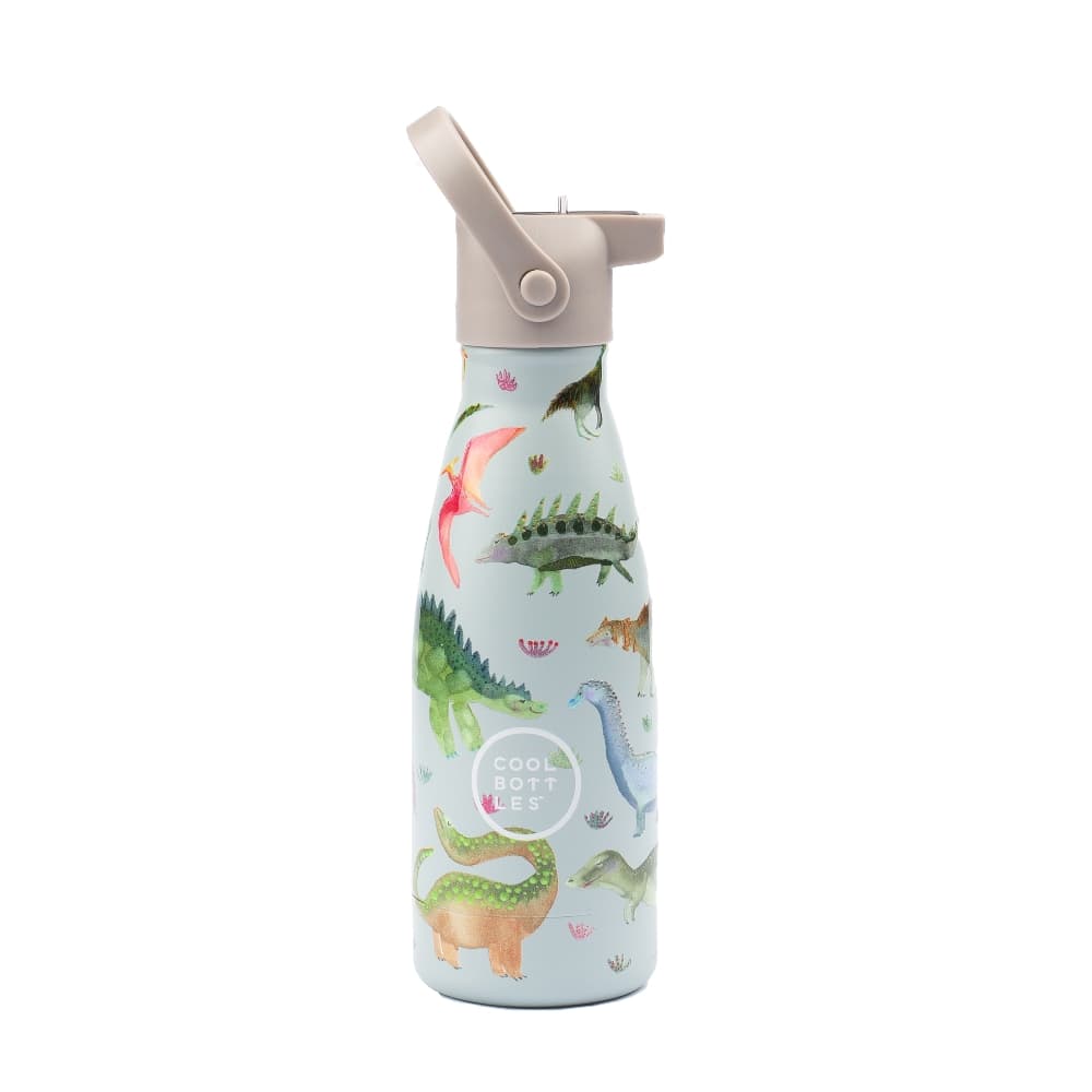 Dětská nerezová termolahev COOL BOTTLES Kids Dinos planet třívrstvá 260ml - náhled 1