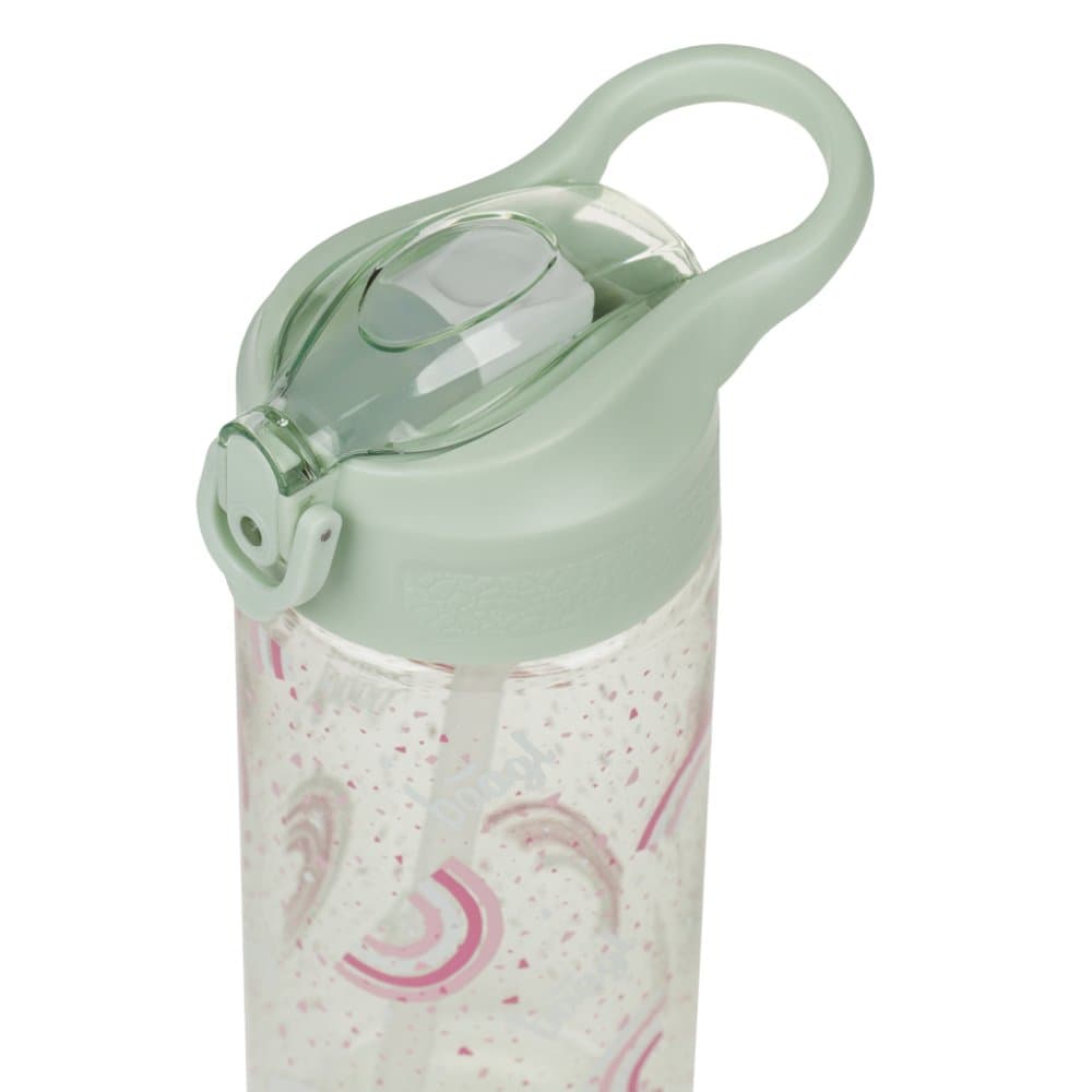 BAAGL Tritanová láhev na pití s brčkem Duha 500 ml - náhled 3