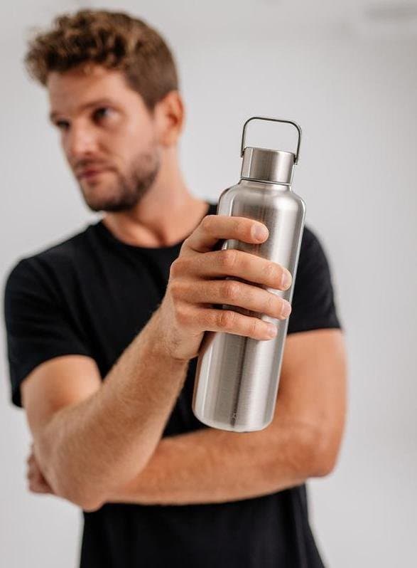 Nerezová láhev na pití Equa Timeless Steel 1000 ml - náhled 2