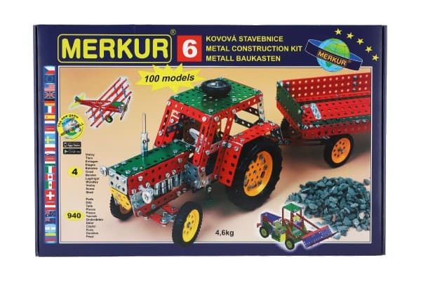 Stavebnice Merkur 6 100 modelů 957 ks - náhled 2