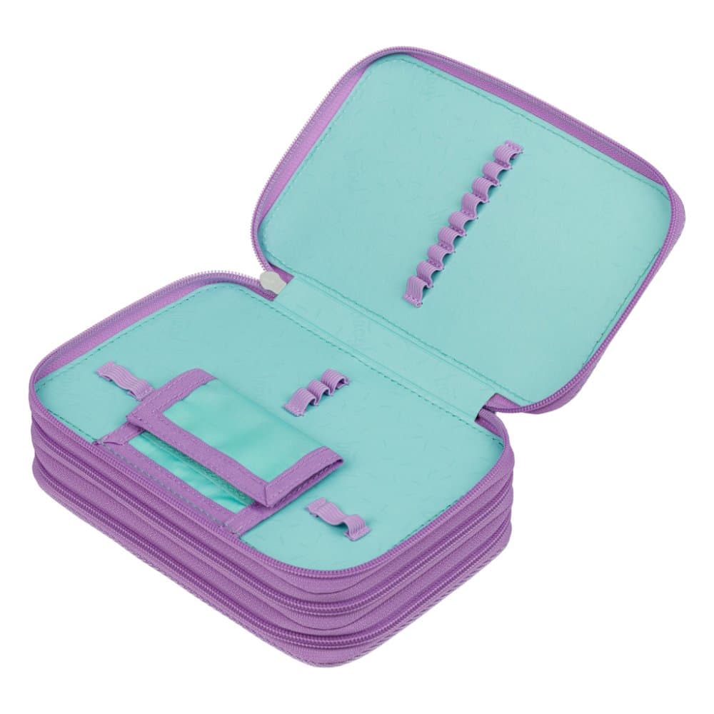 Baagl Školní penál třípatrový Lavender - náhled 4