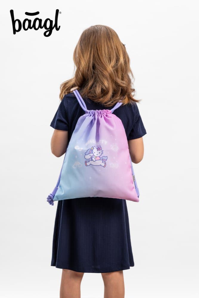 BAAGL Předškolní sáček Hello Kitty Unicorn GRS - náhled 4