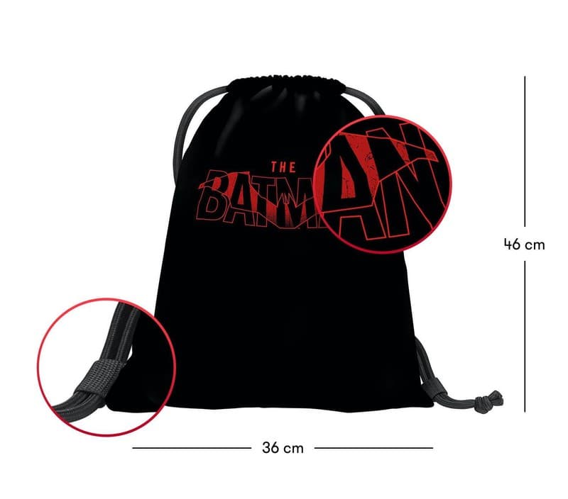 Sáček na obuv Baagl Batman Red - náhled 3