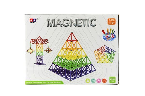 Magnetická stavebnice 200ks Magnetic - náhled 2