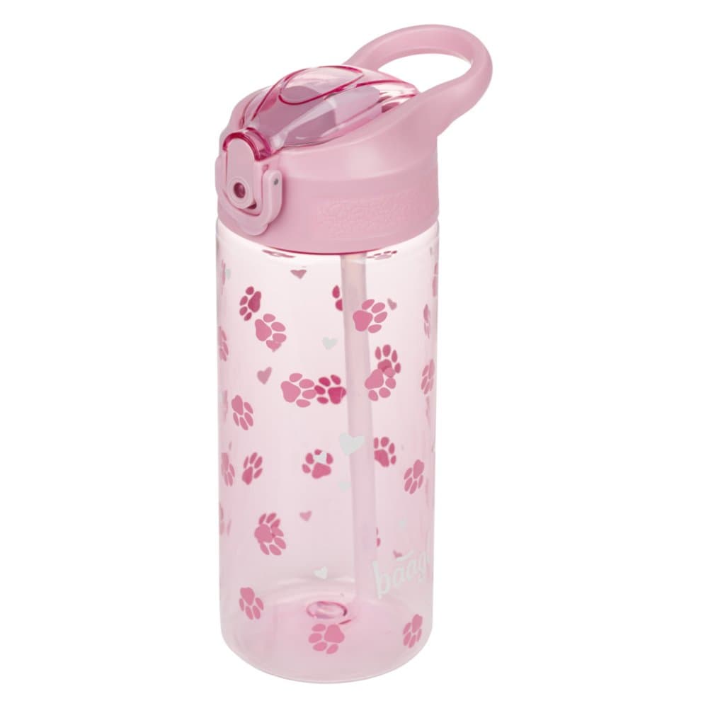 BAAGL Tritanová láhev na pití s brčkem Tlapky 500 ml - náhled 1