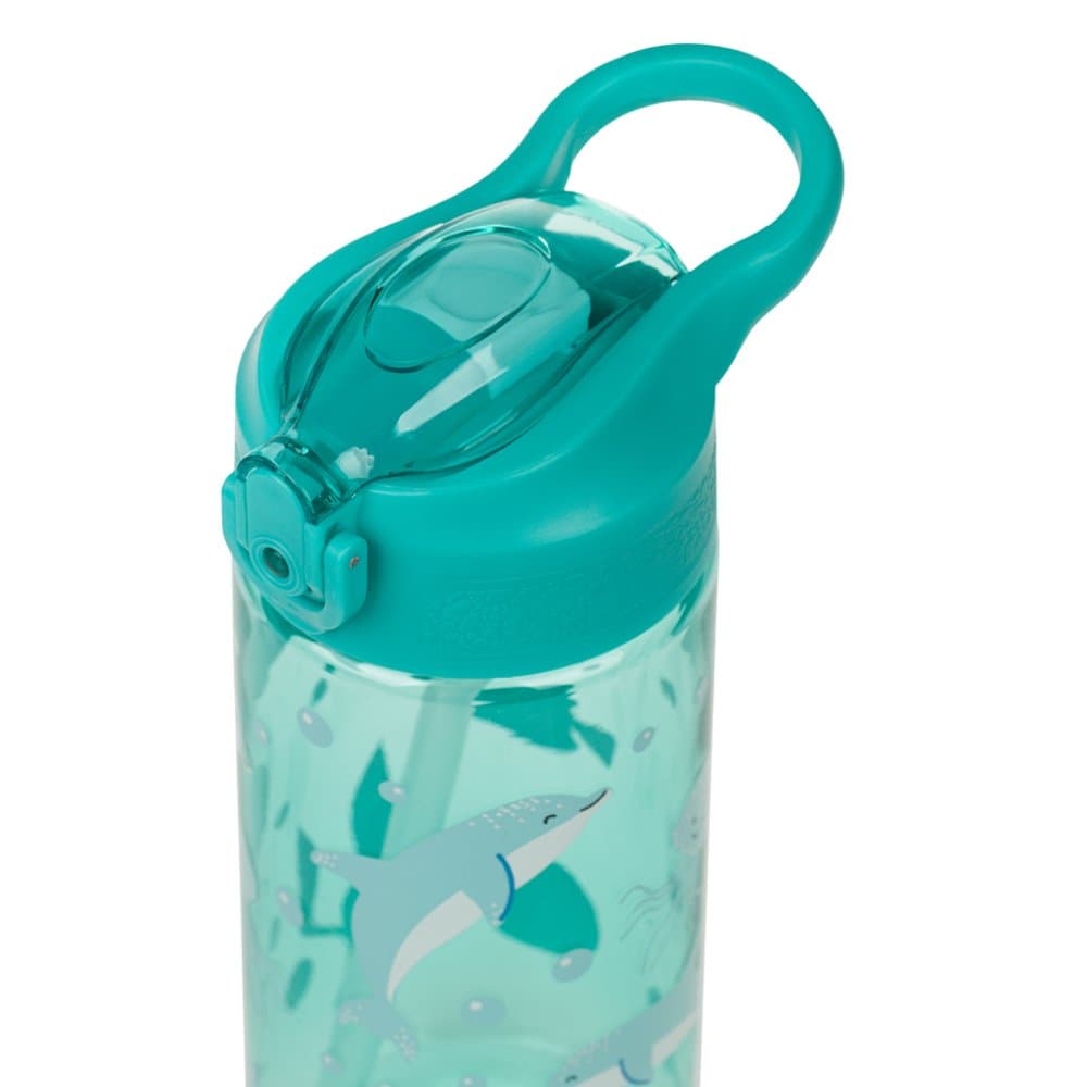 BAAGL Tritanová láhev na pití s brčkem Delfín 500 ml - náhled 3