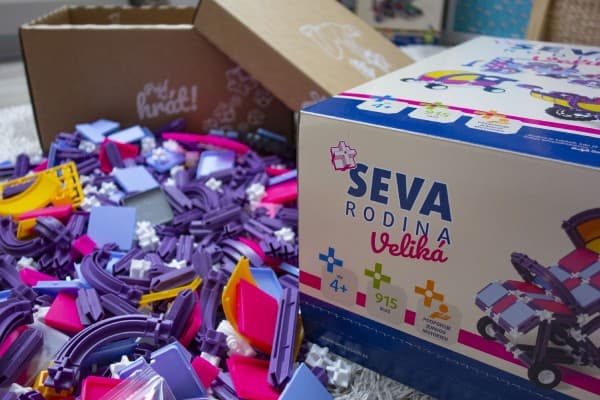 Stavebnice SEVA RODINA Veliká 915 ks - náhled 5