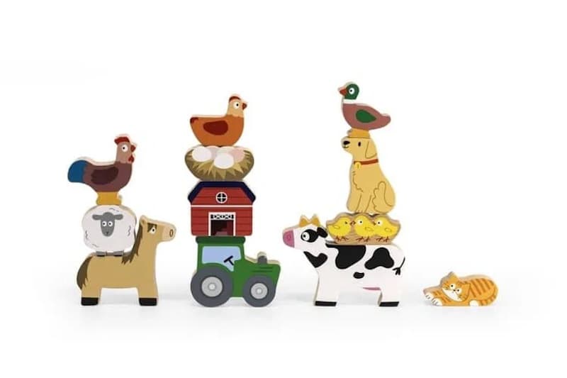 Dřevěná balanční sada farma Viga - náhled 2